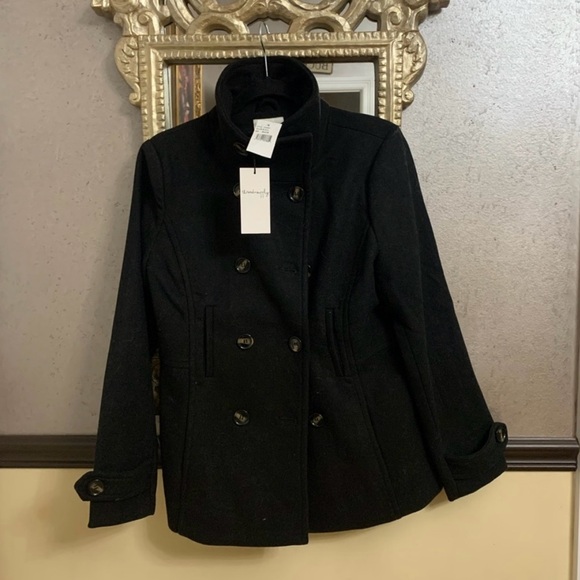 Thread and Supply pea coat. Worn a couple times. Tags removed. Dry cleaned - Picture 3 of 7